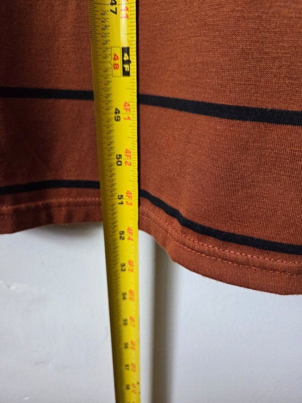 EUC SOUTHERN GRACE & ROSE BROWN BLACK STRIPED SLEEVELESS MAXI DRESS SIZE M - Picture 13 of 13